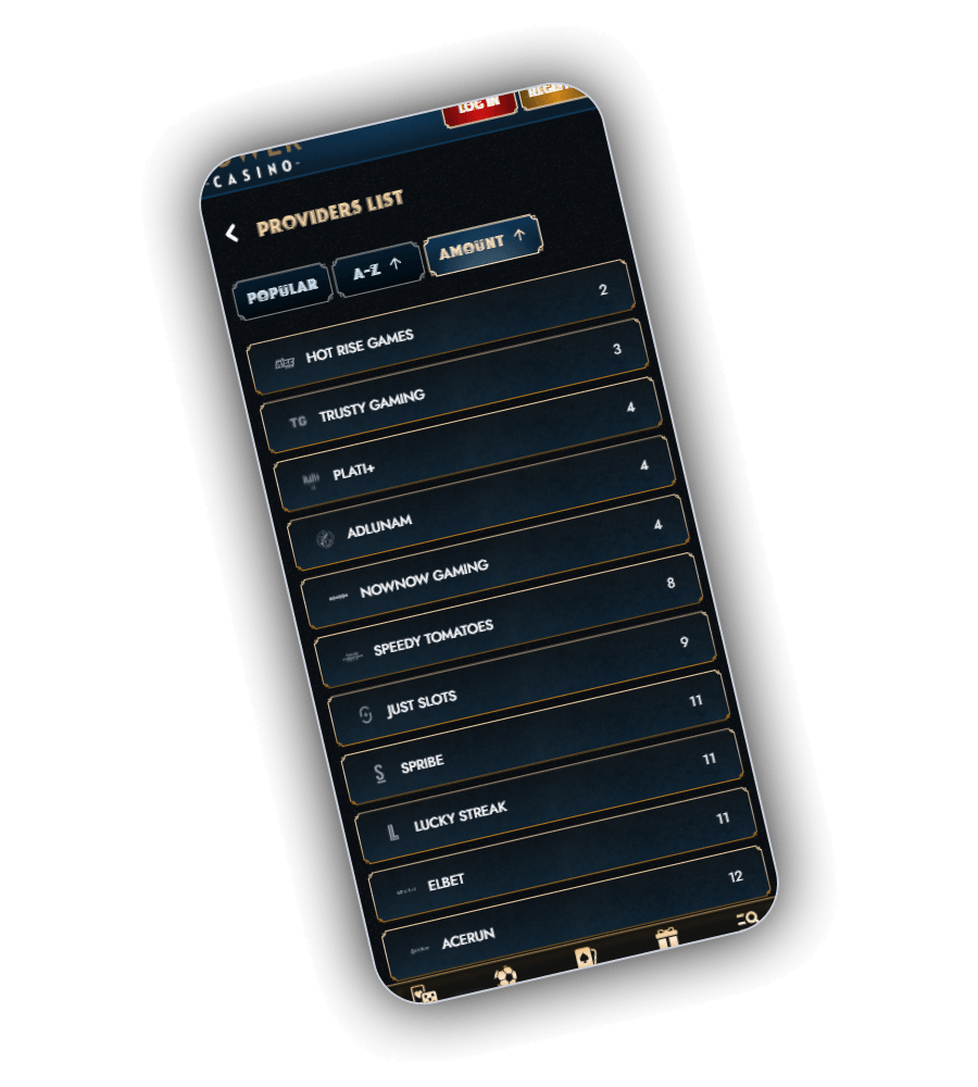 Provider directory sorted by title amount in ascending order